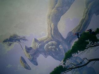 A Roger Dean painting @ The GIG Gallery